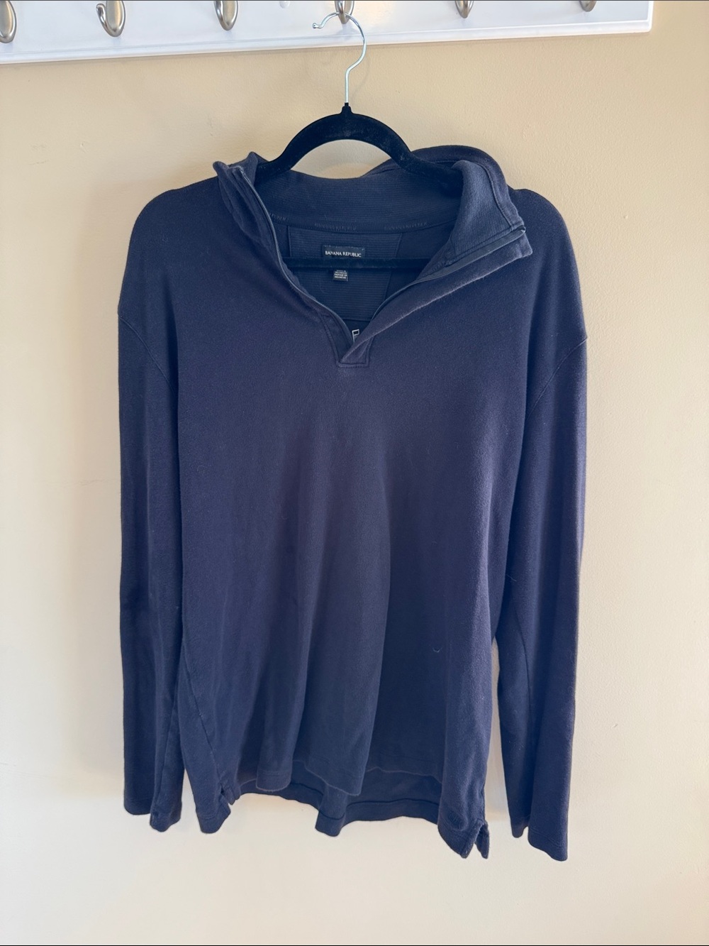 Banana Republic Men's Zip-Neck Sweater